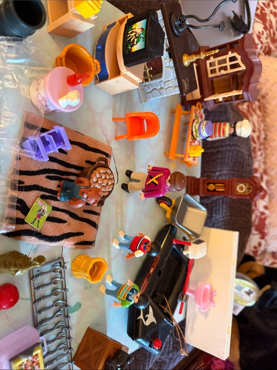 Playmobil Other - PLAYMOBIL Blue and Orange Kids Playset Figures & Accessories